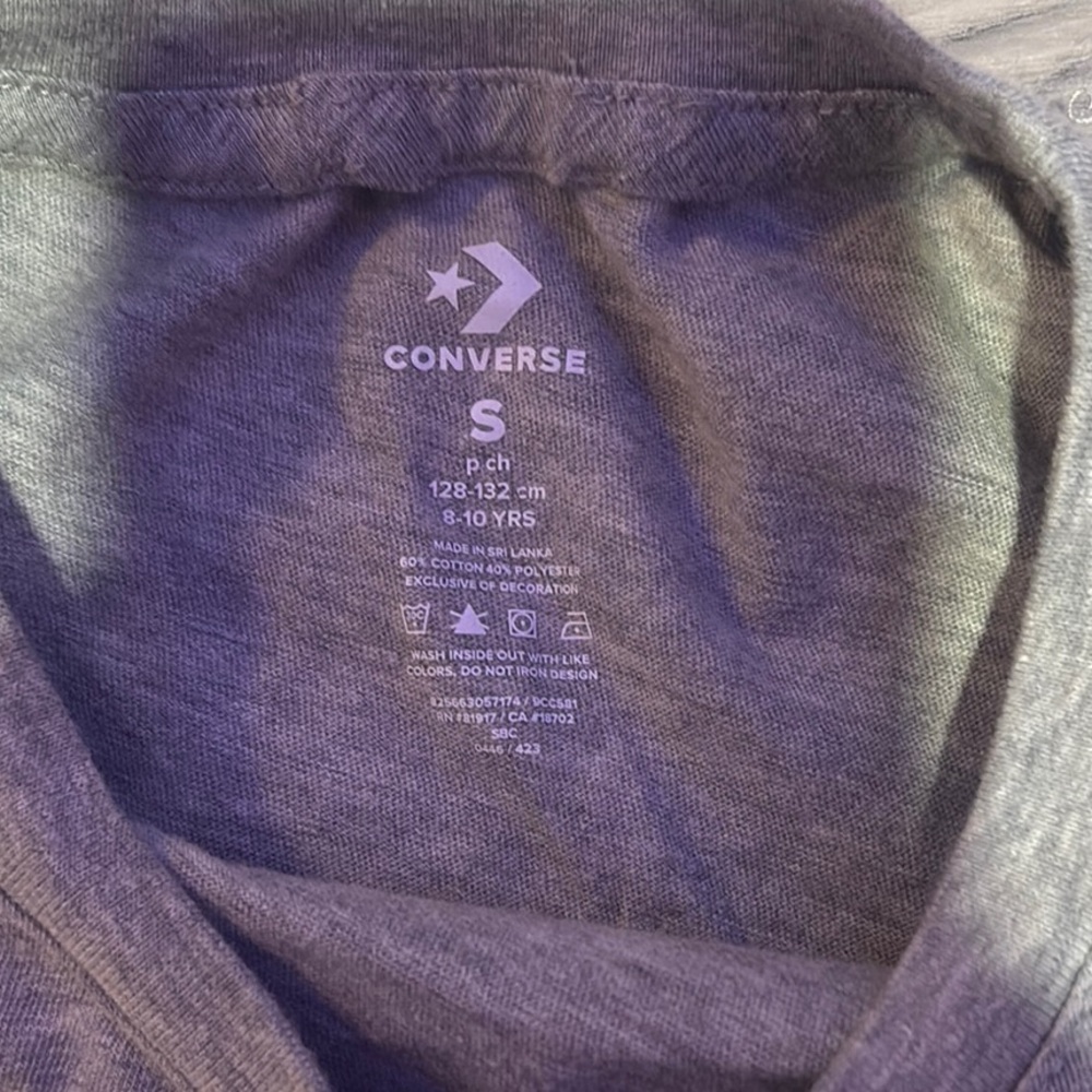 Converse Kids Gray T-Shirt - Picture 3 of 3